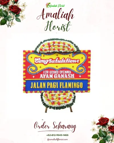 Bunga Papan Congratulation di Denbantas